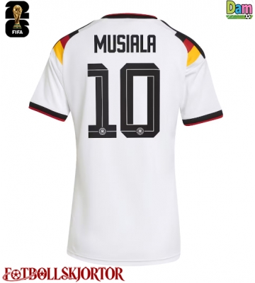 Tyskland Jamal Musiala #10 Hemmatröja Dam VM 2026 Kortärmad